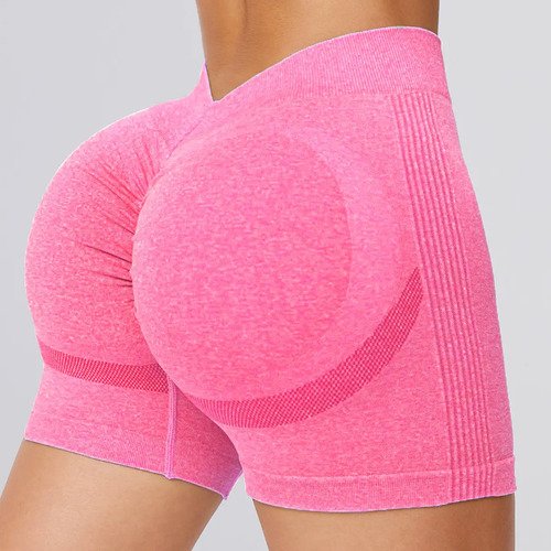 Short Corte V  Frunce Levanta Cola Push Up Seamless V05