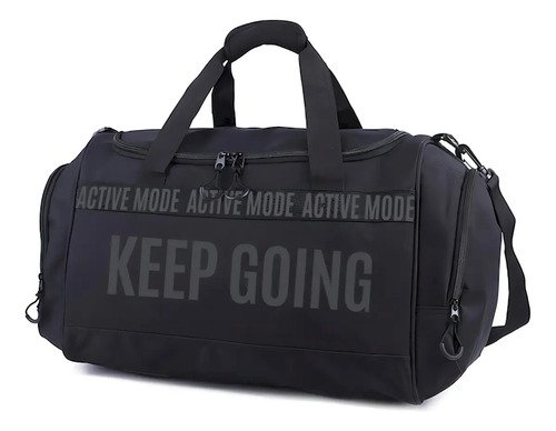 Bolso De Viaje Talbot Negra 41L Impermeable Carry On Poliester
