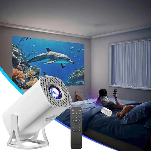 Proyector 4K Android 13 Wifi Bluetooth Parlante Apps Netmak NM-PRO400